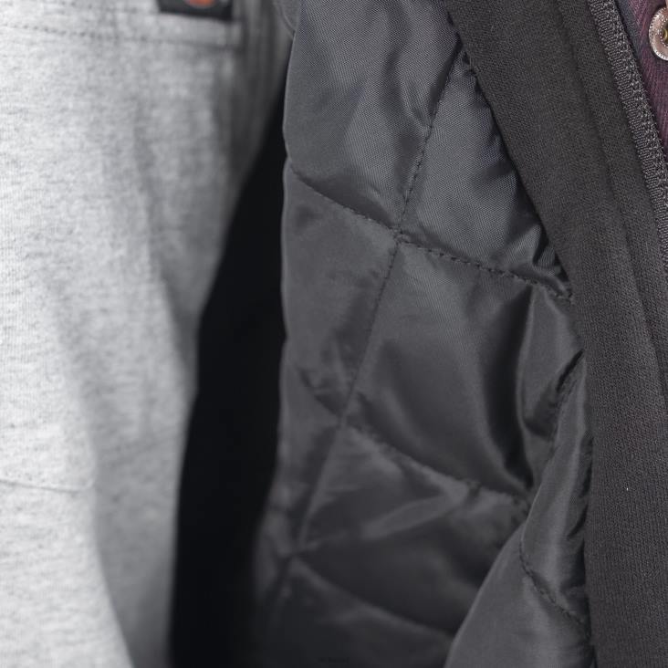 Heren Dickies Relaxed fit icon gewatteerd flanellen hemdjack met capuchon druivenwijn buffelplaid (gpn) kleding 6F0X1006