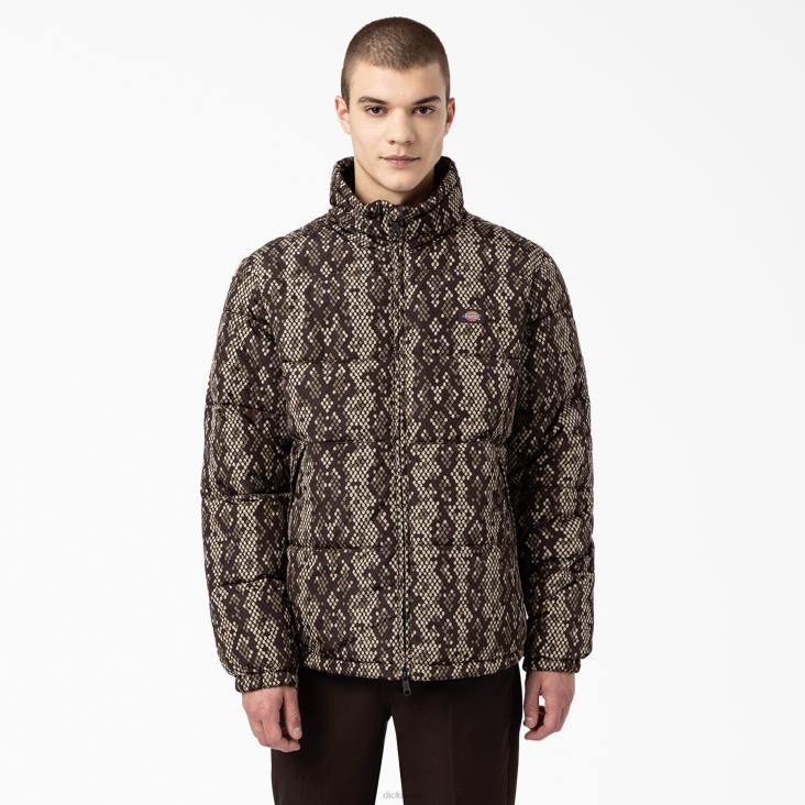 Heren Dickies camden pufferjack zwart (bk) kleding 6F0X1187