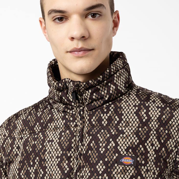 Heren Dickies camden pufferjack zwart (bk) kleding 6F0X1187