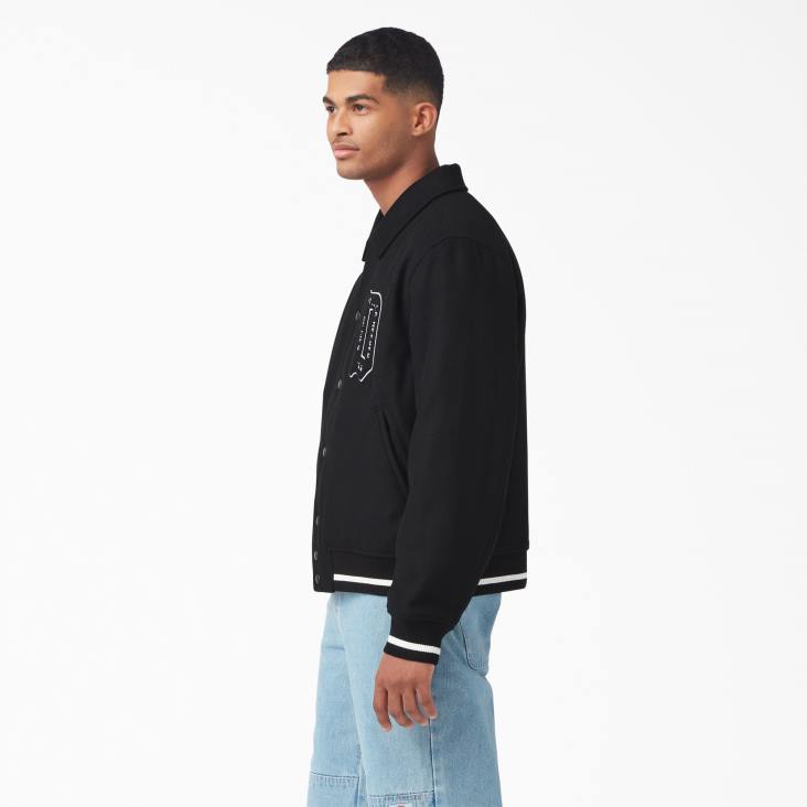 Heren Dickies collegiale jas zwart (bkx) kleding 6F0X1085