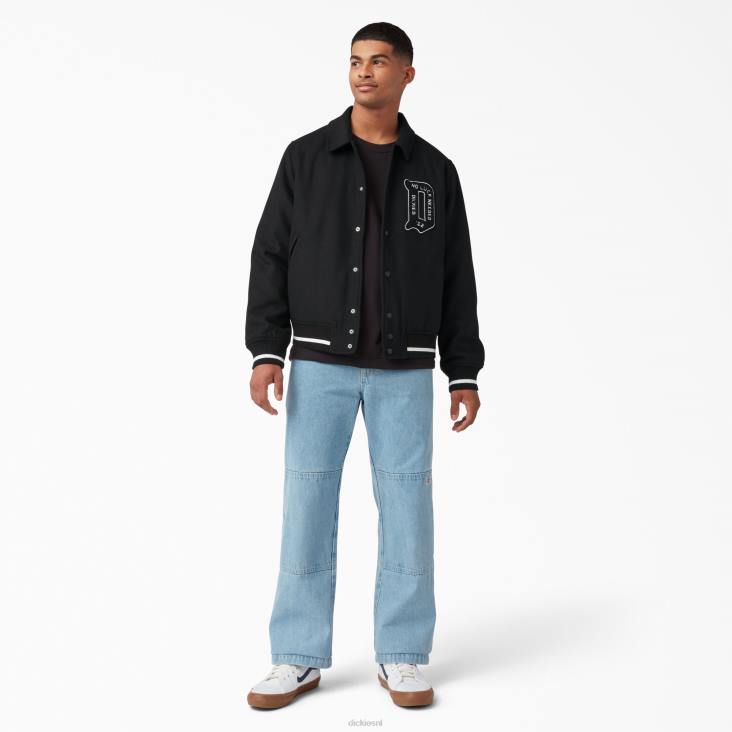 Heren Dickies collegiale jas zwart (bkx) kleding 6F0X1085