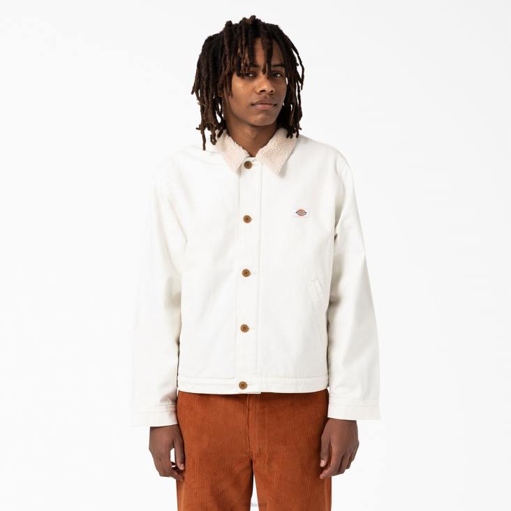 Heren Dickies duck canvas hoogpolig fleecejack normaal kleding 6F0X1206