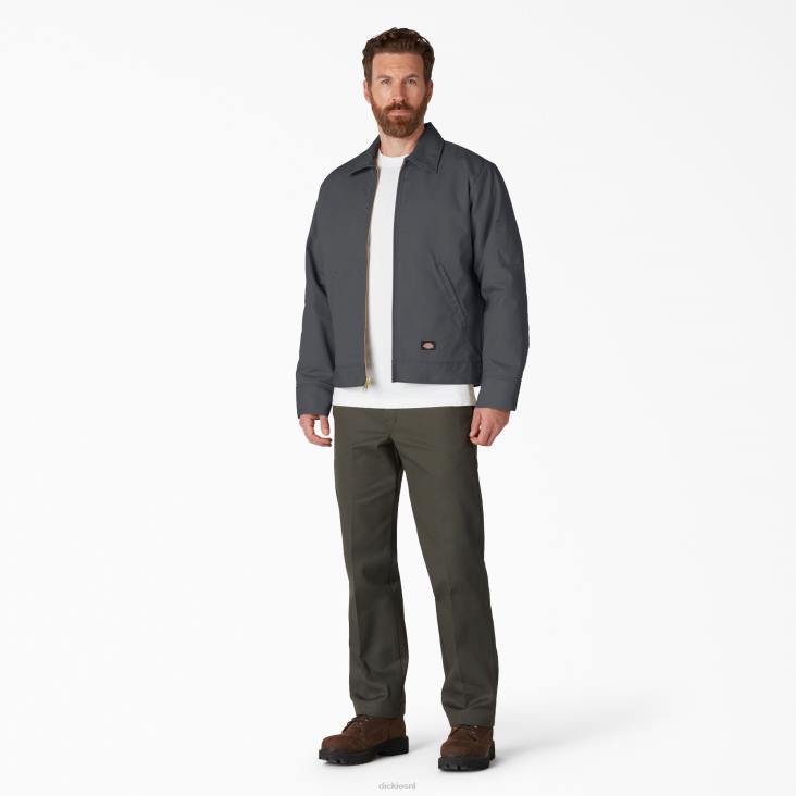 Heren Dickies geïsoleerd eisenhower jack antracietgrijs (ch) kleding 6F0X964
