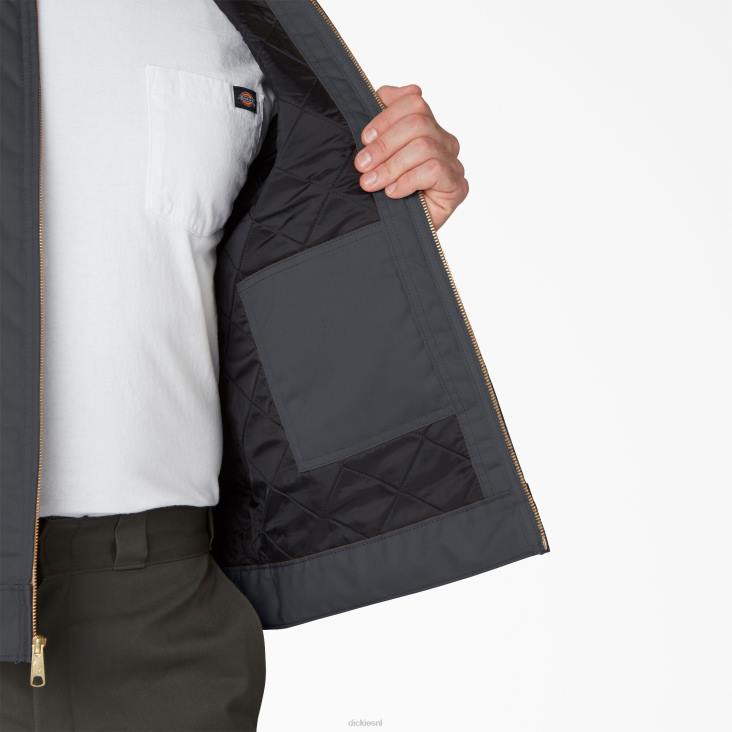 Heren Dickies geïsoleerd eisenhower jack antracietgrijs (ch) kleding 6F0X964