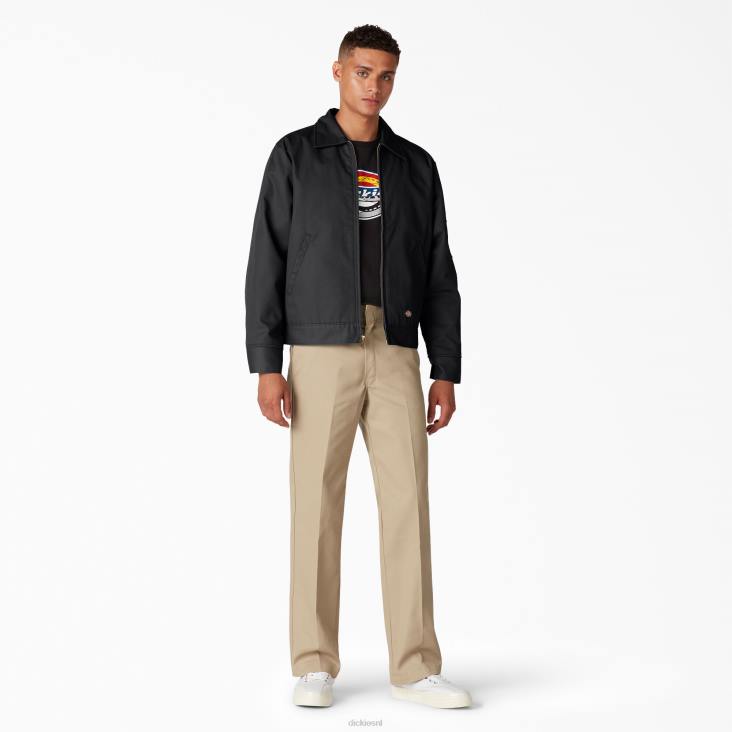 Heren Dickies geïsoleerd eisenhower jack zwart (bk) kleding 6F0X963