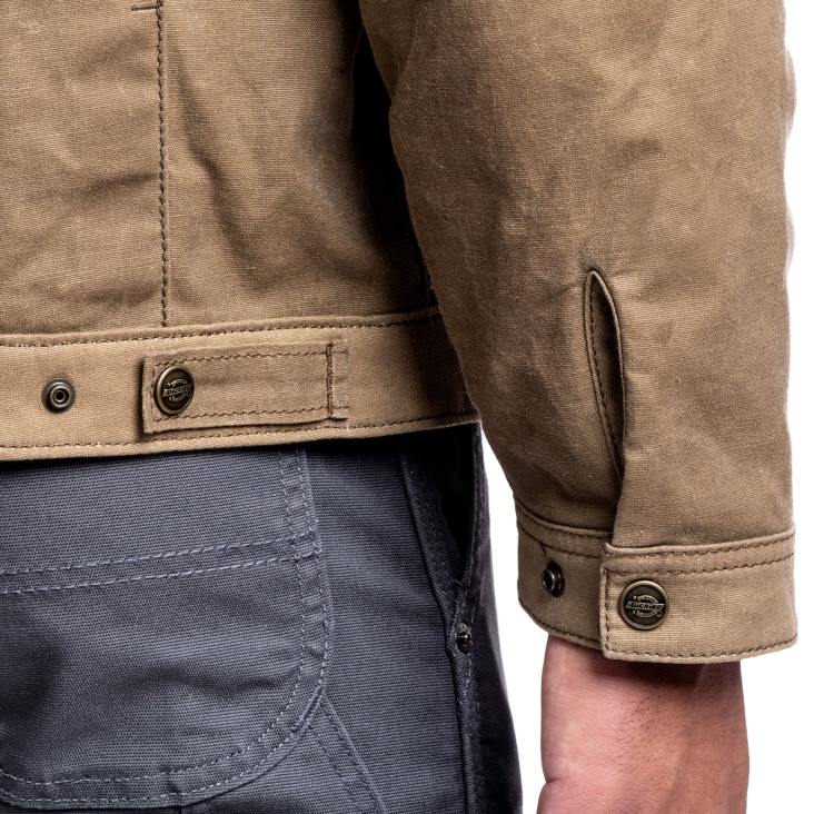 Heren Dickies gewaxte canvas eisenhower jas eikel (ac2) kleding 6F0X1186