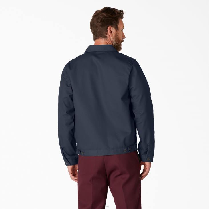 Heren Dickies ongevoerde eisenhowerjas donker marineblauw (dn) kleding 6F0X960