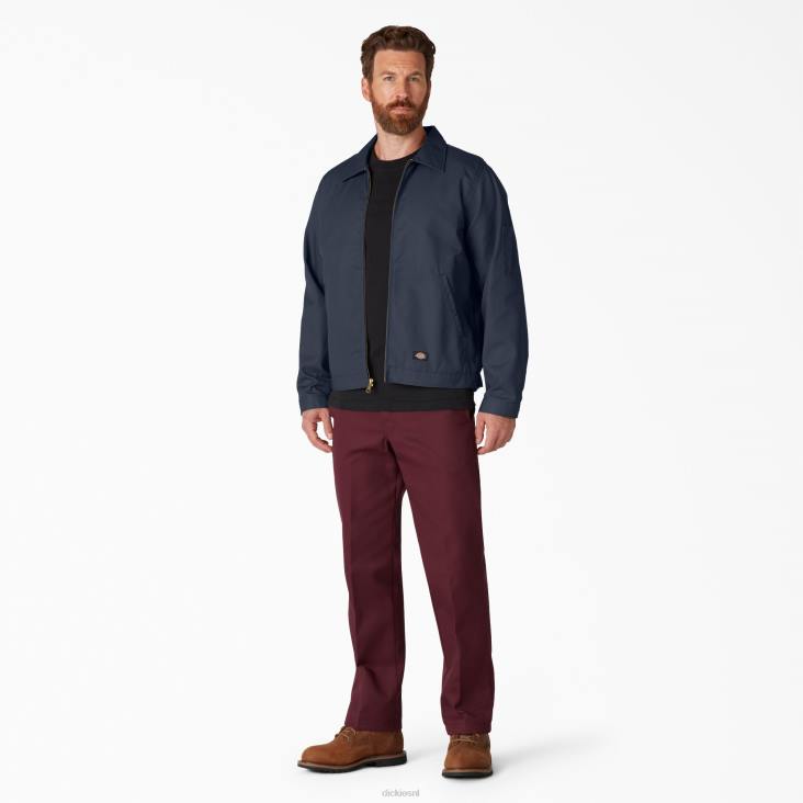 Heren Dickies ongevoerde eisenhowerjas donker marineblauw (dn) kleding 6F0X960