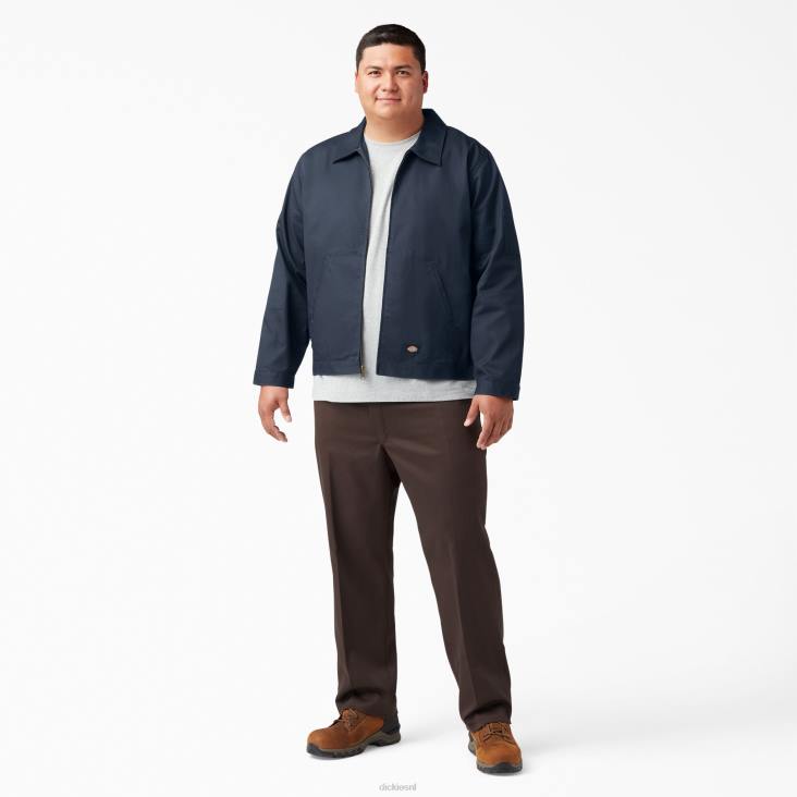 Heren Dickies ongevoerde eisenhowerjas donker marineblauw (dn) kleding 6F0X960