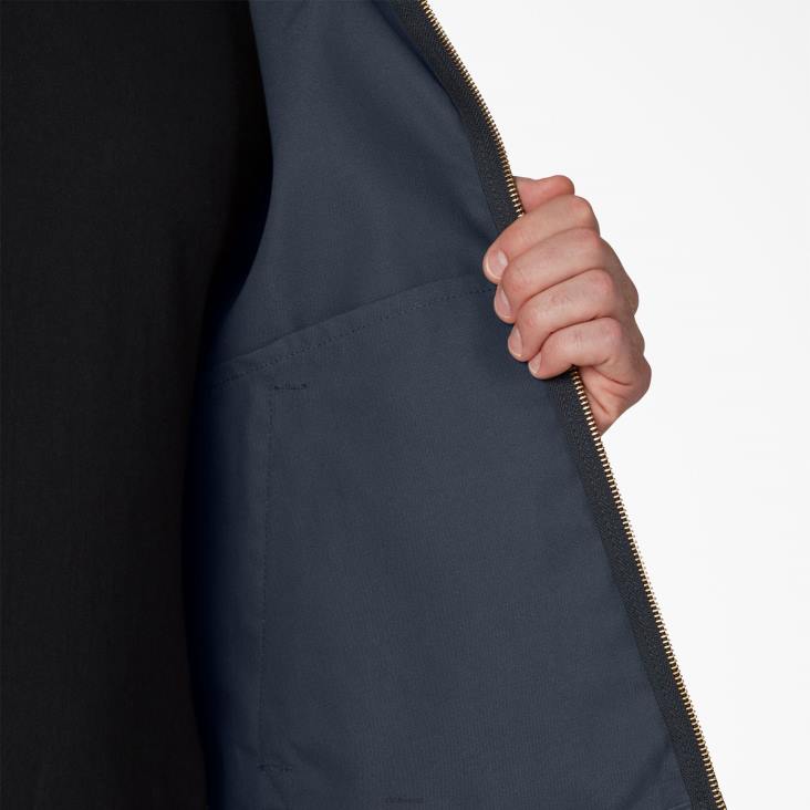 Heren Dickies ongevoerde eisenhowerjas donker marineblauw (dn) kleding 6F0X960