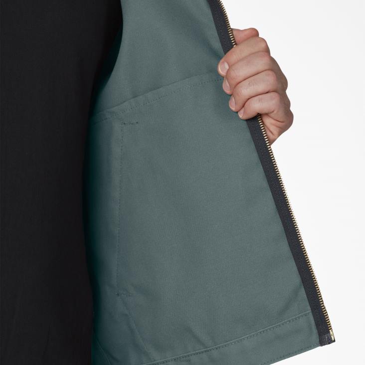 Heren Dickies ongevoerde eisenhowerjas lincoln groen (ln) kleding 6F0X961