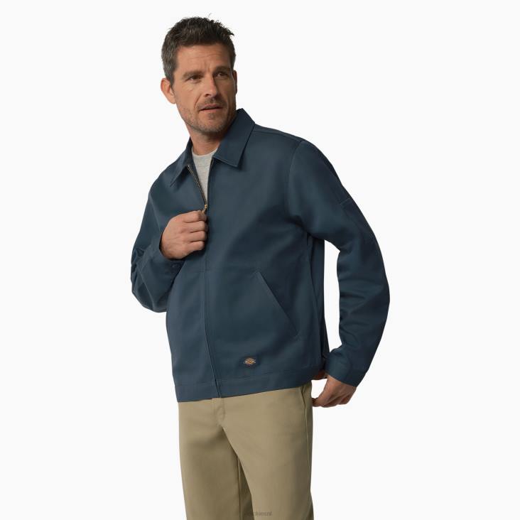 Heren Dickies ongevoerde eisenhowerjas luchtmacht blauw (af) kleding 6F0X957