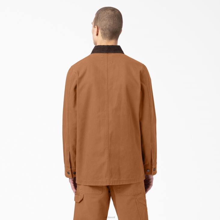 Heren Dickies ongevoerde karweijas van stonewashed duck stonewashed bruine eend (sbd) kleding 6F0X1070