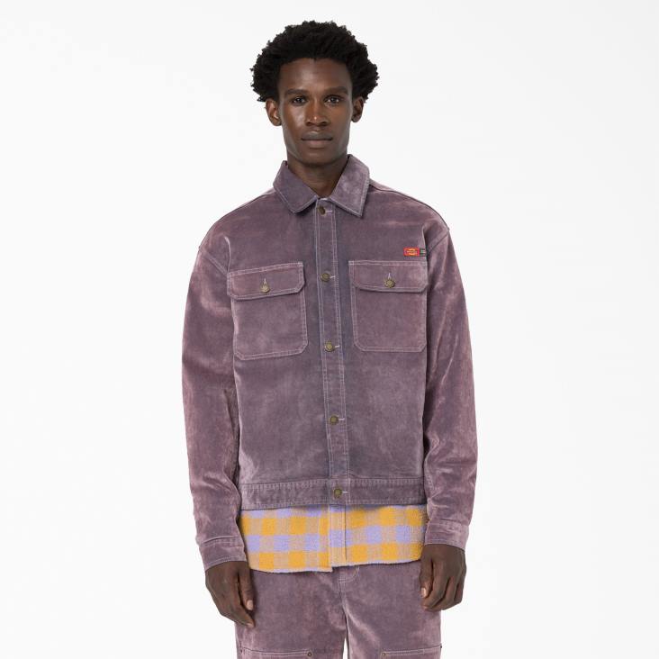 Heren Dickies openingsceremonie flock denim utility jack lila (lc) kleding 6F0X1065