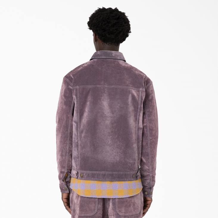 Heren Dickies openingsceremonie flock denim utility jack lila (lc) kleding 6F0X1065