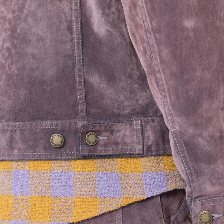 Heren Dickies openingsceremonie flock denim utility jack lila (lc) kleding 6F0X1065