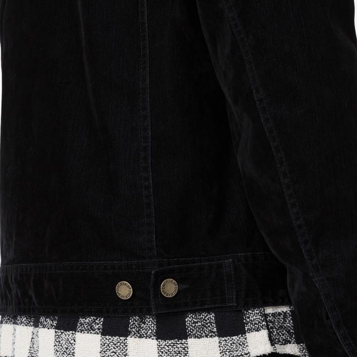 Heren Dickies openingsceremonie flock denim utility jack zwart (bkx) kleding 6F0X1064