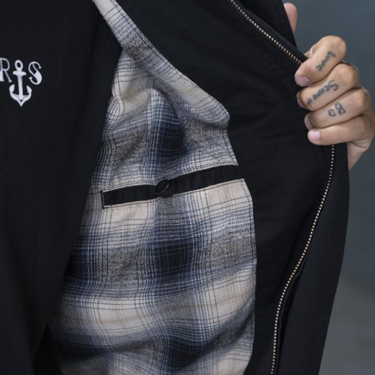 Heren Dickies ronnie sandoval eisenhowerjack zwart (bkx) kleding 6F0X1020