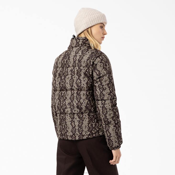 vrouwen Dickies camden pufferjack zwart (bk) kleding 6F0X2333