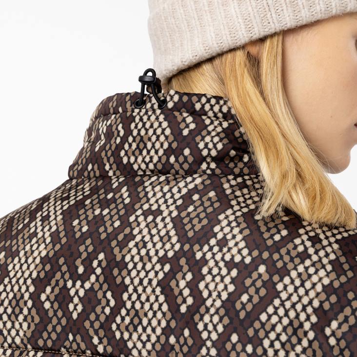 vrouwen Dickies camden pufferjack zwart (bk) kleding 6F0X2333