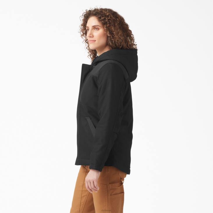 vrouwen Dickies duratech renegade geïsoleerd jack zwart (bkx) kleding 6F0X2372