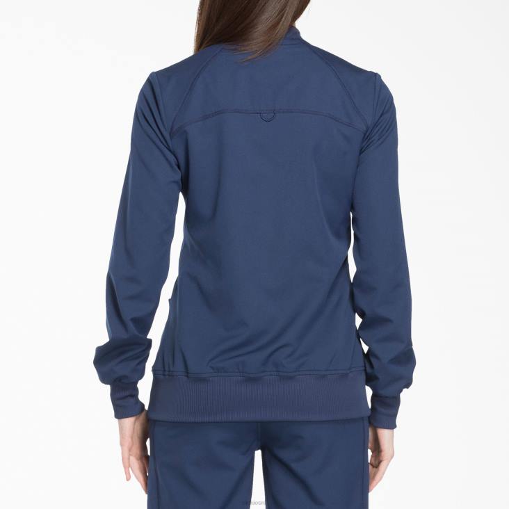 vrouwen Dickies dynamix scrubjack met ritssluiting aan de voorkant marineblauw (nvy) kleding 6F0X2629