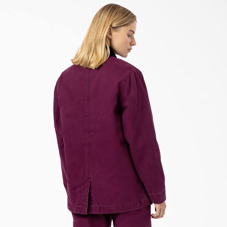 vrouwen Dickies eend canvas karwei jas druivenwijn (gw9) kleding 6F0X2299