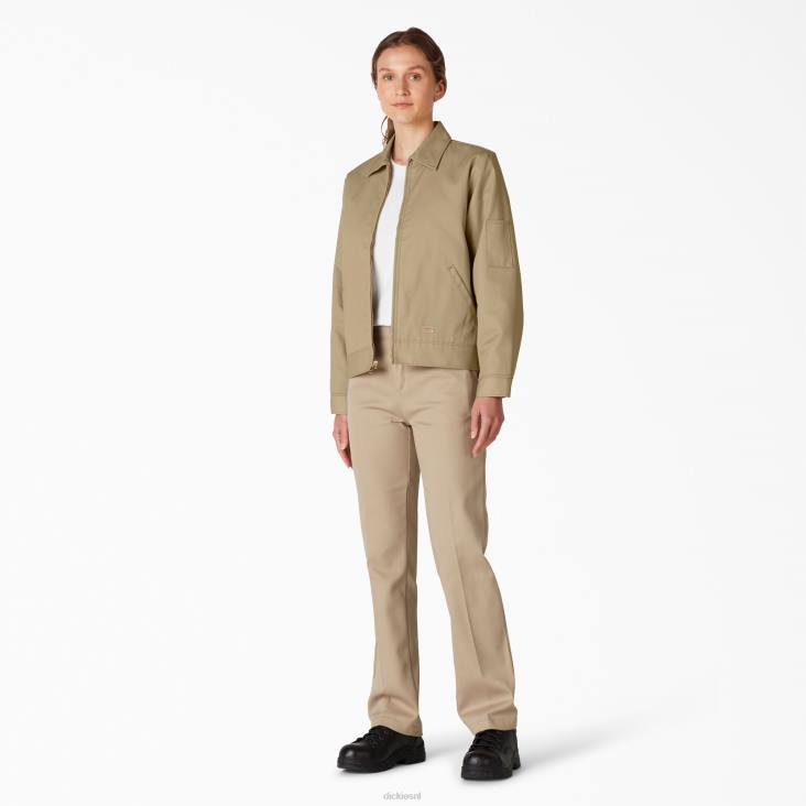 vrouwen Dickies geïsoleerd eisenhower jack militair kaki (ksh) kleding 6F0X1541