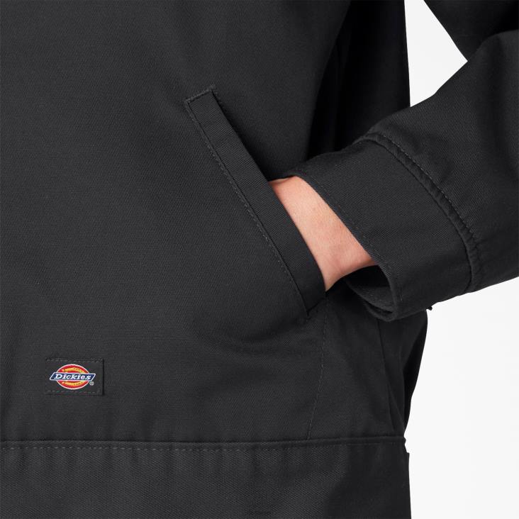 vrouwen Dickies geïsoleerd eisenhower jack zwart (bsk) kleding 6F0X1540