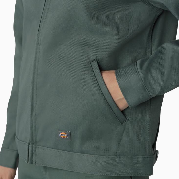 vrouwen Dickies ongevoerde eisenhowerjas lincoln groen (ook) kleding 6F0X1520