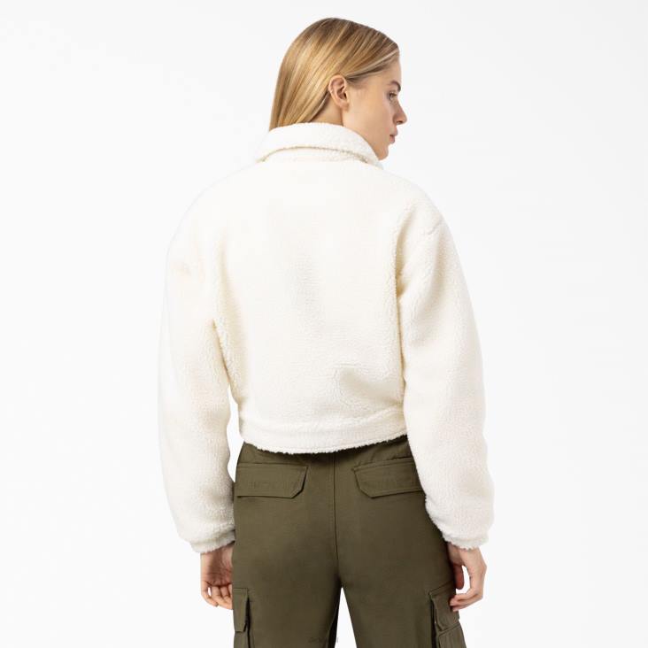 vrouwen Dickies palmerdale fleecejack wit (wh) kleding 6F0X2301