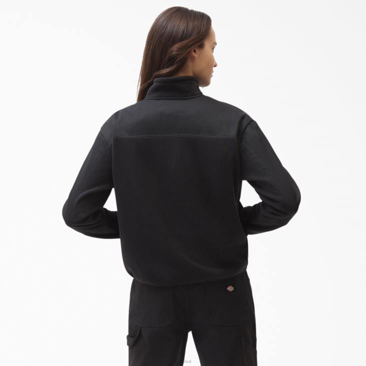 vrouwen Dickies port allen fleece trui zwart (bkx) kleding 6F0X2365