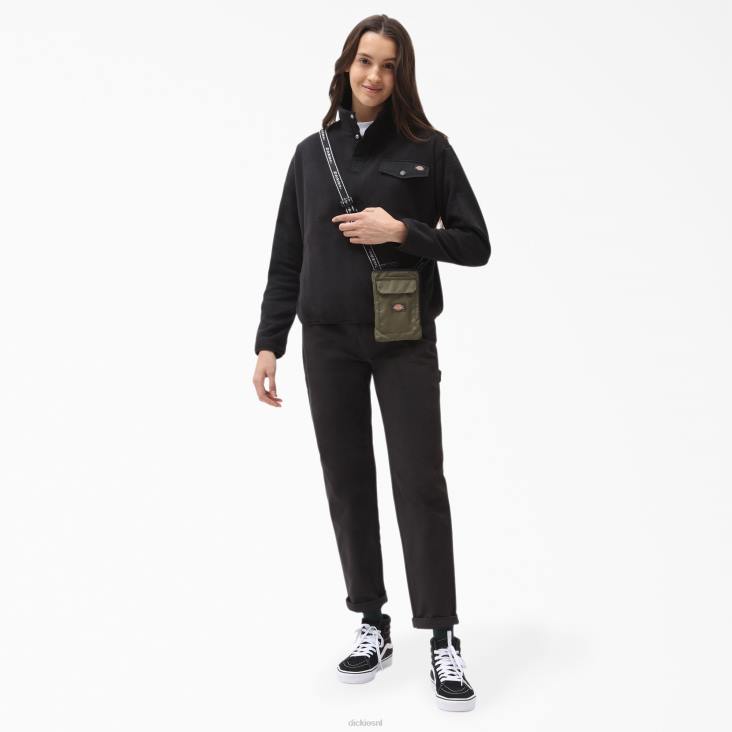 vrouwen Dickies port allen fleece trui zwart (bkx) kleding 6F0X2365