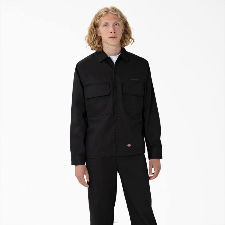 Heren Dickies highsnobiety & dienstoverhemd zwart (bkx) kleding 6F0X918