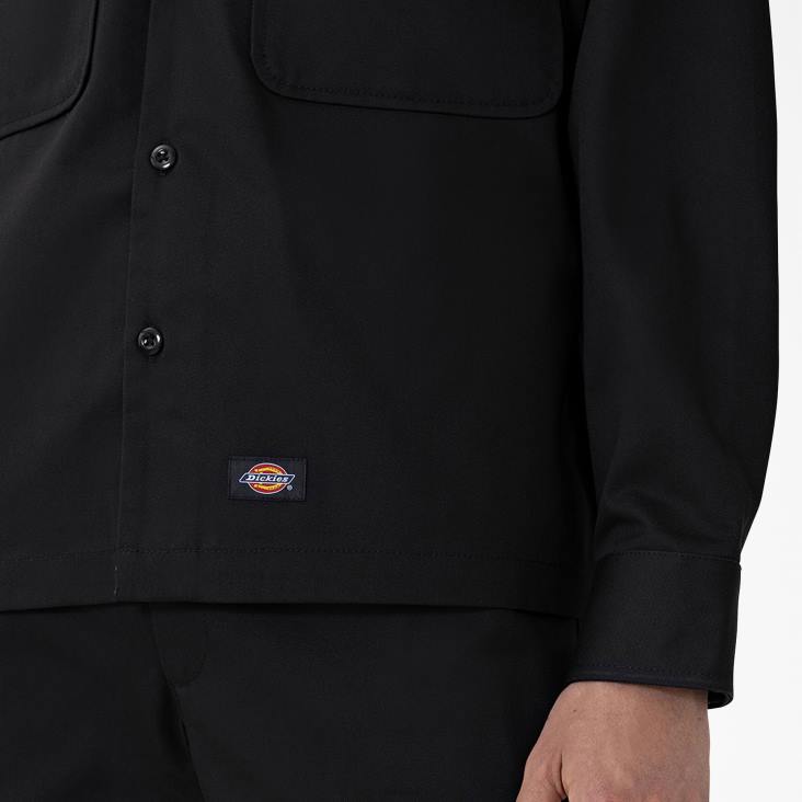 Heren Dickies highsnobiety & dienstoverhemd zwart (bkx) kleding 6F0X918