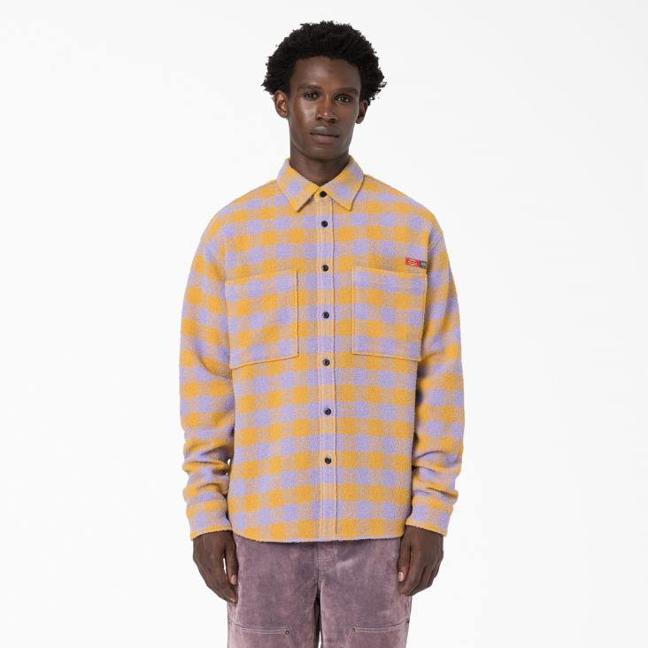 Heren Dickies openingsceremonie tweed overhemd lila (lc) kleding 6F0X938