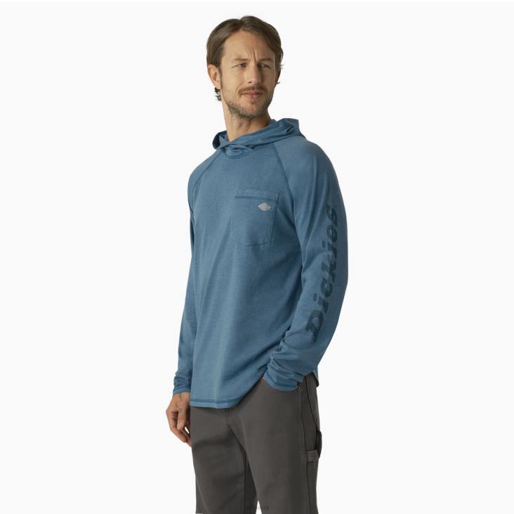 Heren Dickies zonneshirt met verkoelende prestaties diepe lucht (esd) kleding 6F0X655