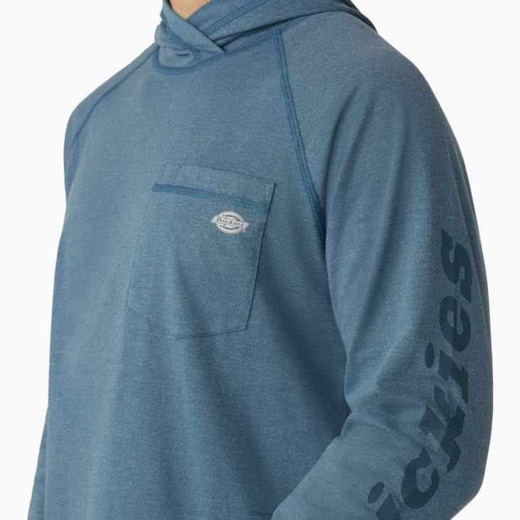 Heren Dickies zonneshirt met verkoelende prestaties diepe lucht (esd) kleding 6F0X655