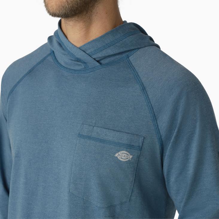 Heren Dickies zonneshirt met verkoelende prestaties diepe lucht (esd) kleding 6F0X655