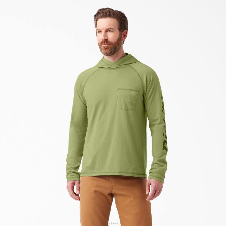 Heren Dickies zonneshirt met verkoelende prestaties varen (e2r) kleding 6F0X656