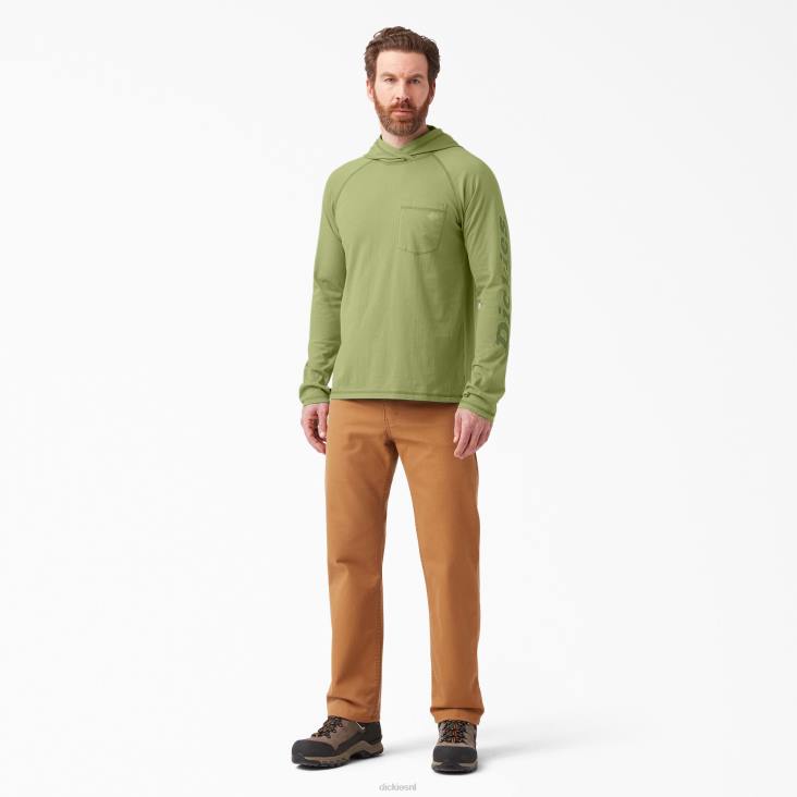 Heren Dickies zonneshirt met verkoelende prestaties varen (e2r) kleding 6F0X656