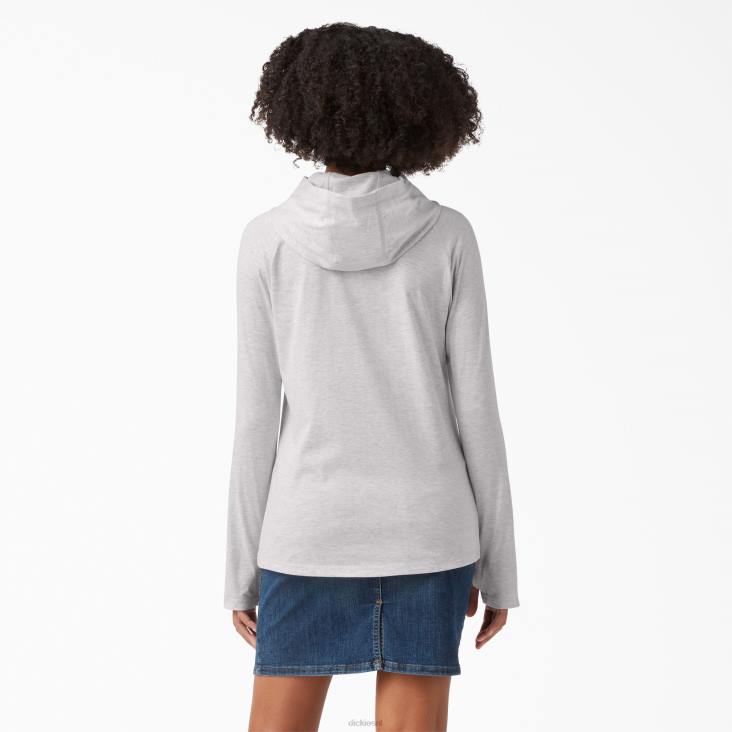 vrouwen Dickies zonneshirt met verkoelende prestaties asgrijs (ag) kleding 6F0X1658