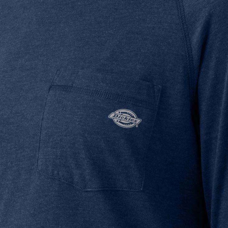 vrouwen Dickies zonneshirt met verkoelende prestaties donker marine heide (dnh) kleding 6F0X1661