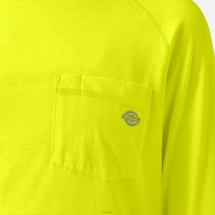 vrouwen Dickies zonneshirt met verkoelende prestaties helder geel (bwd) kleding 6F0X1660