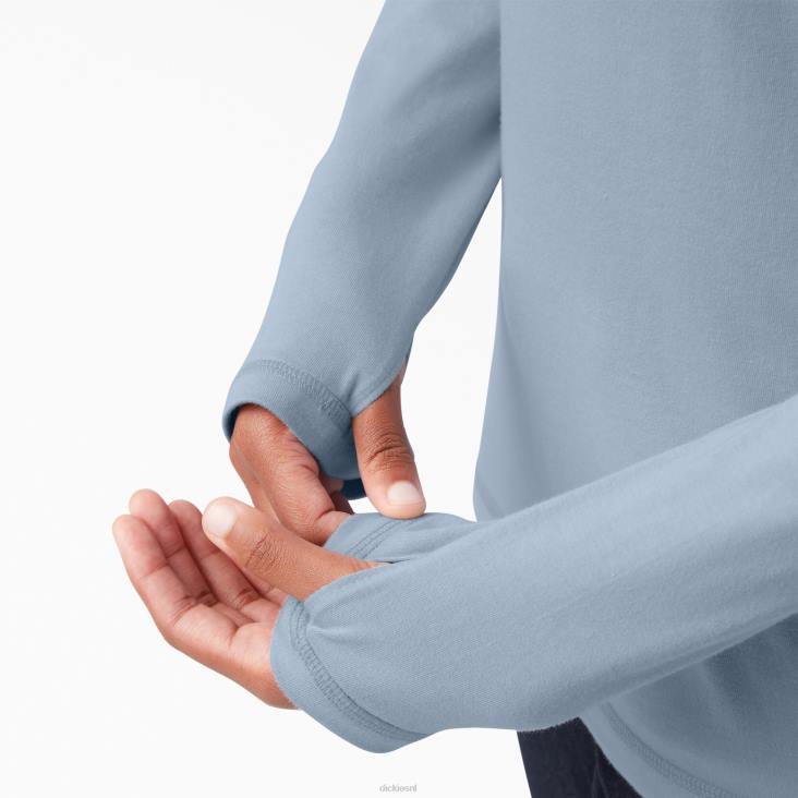 vrouwen Dickies zonneshirt met verkoelende prestaties mistblauw (fe) kleding 6F0X1663