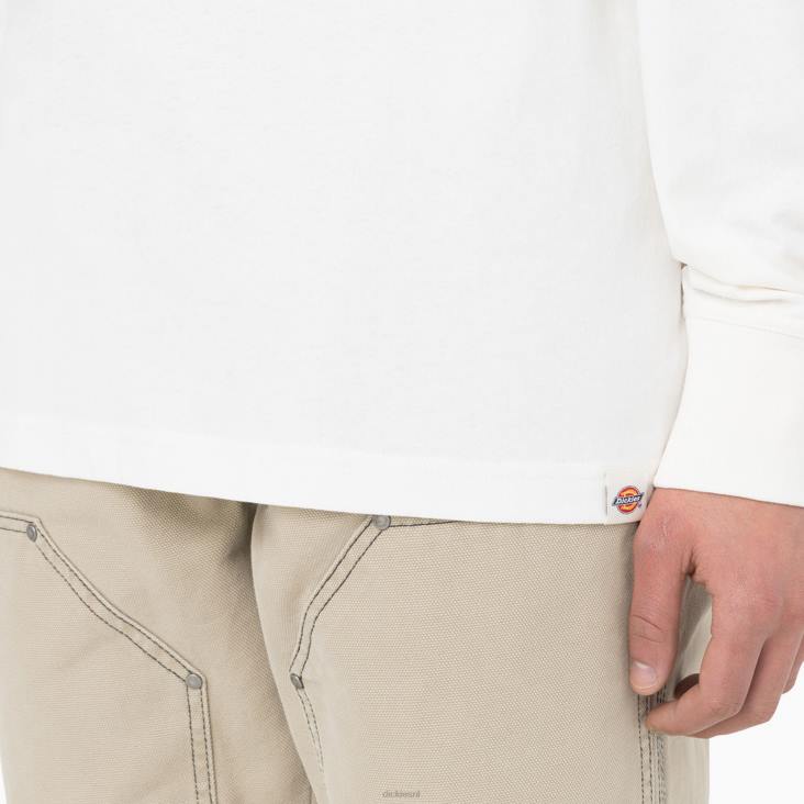 Heren Dickies oatfield t-shirt met lange mouwen wolk (cl9) kleding 6F0X805
