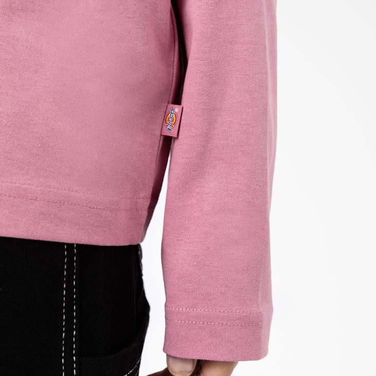 vrouwen Dickies Summerdale T-shirt met lange mouwen vingerhoedskruid (f2g) kleding 6F0X1989