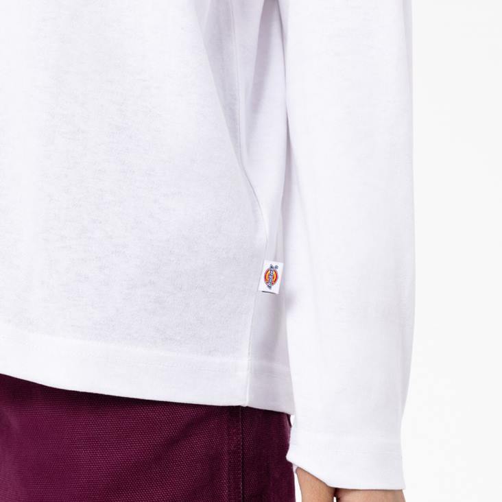 vrouwen Dickies Summerdale T-shirt met lange mouwen wit (wh) kleding 6F0X1991