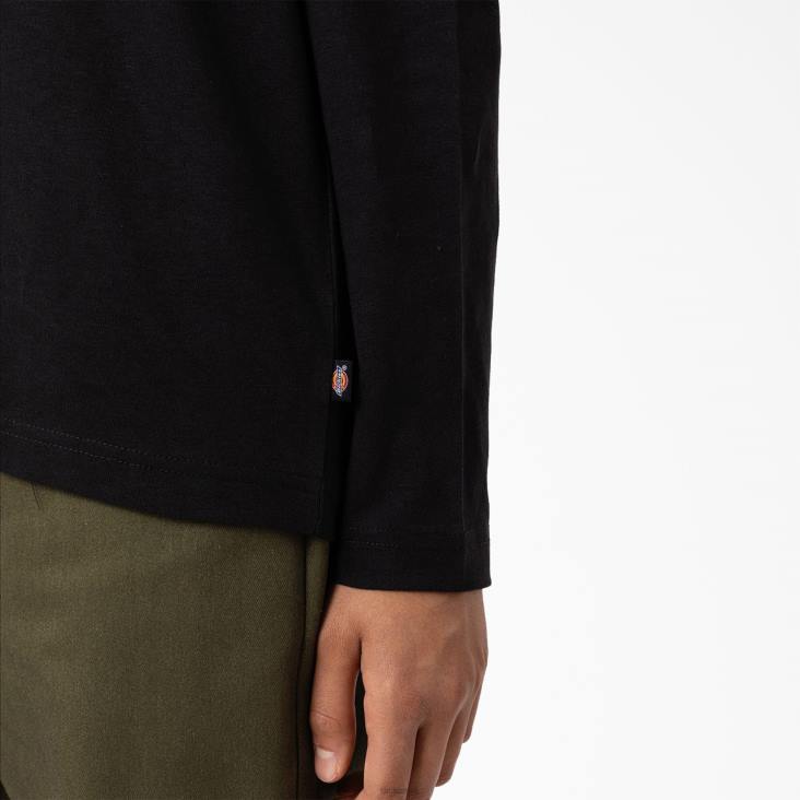 vrouwen Dickies Summerdale T-shirt met lange mouwen zwart (kbk) kleding 6F0X1990