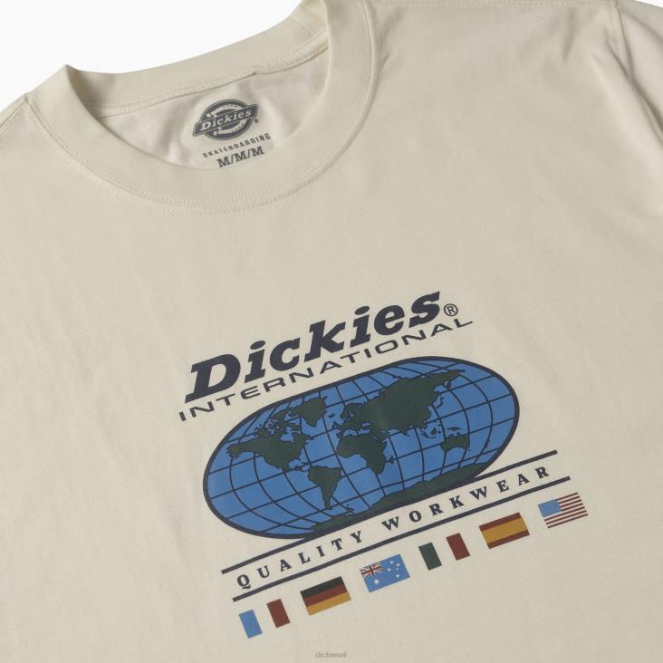 Heren Dickies Jake Hayes grafisch t-shirt naturel beige (nt) kleding 6F0X649